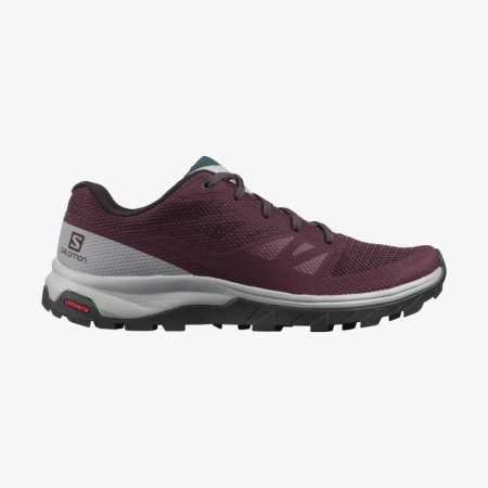 Salomon OUTLINE Womens Hiking Shoes Red UK OPGT